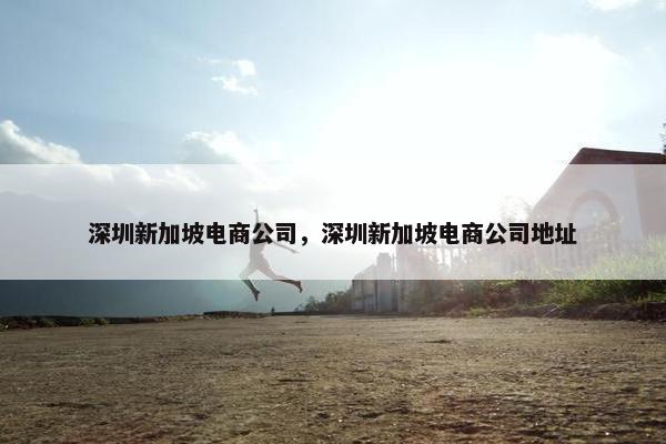 深圳新加坡电商公司，深圳新加坡电商公司地址