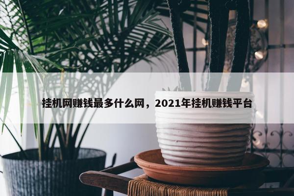 挂机网赚钱最多什么网，2021年挂机赚钱平台