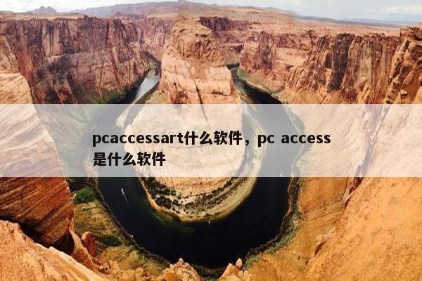 pcaccessart什么软件，pc access是什么软件