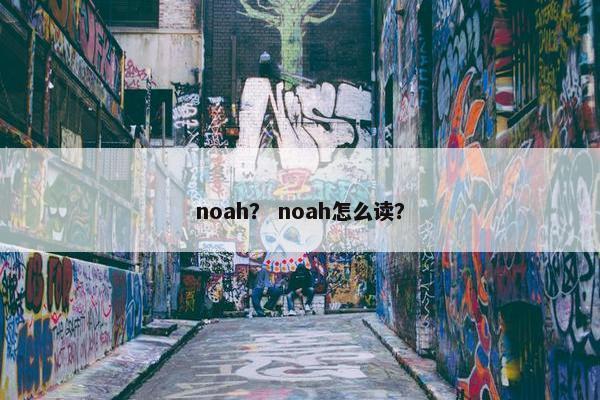 noah？ noah怎么读？