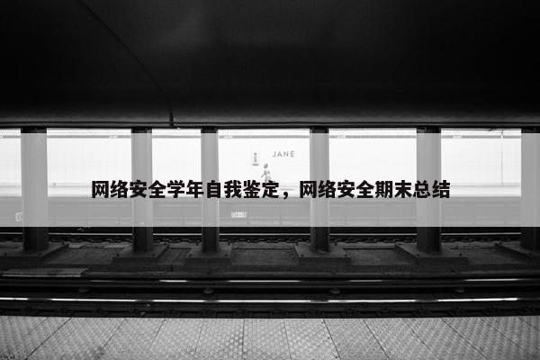 网络安全学年自我鉴定，网络安全期末总结
