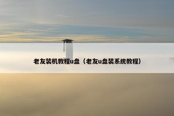 老友装机教程u盘（老友u盘装系统教程）