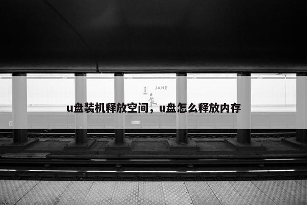 u盘装机释放空间，u盘怎么释放内存