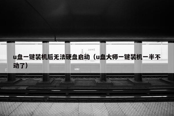 u盘一键装机后无法硬盘启动（u盘大师一键装机一半不动了）