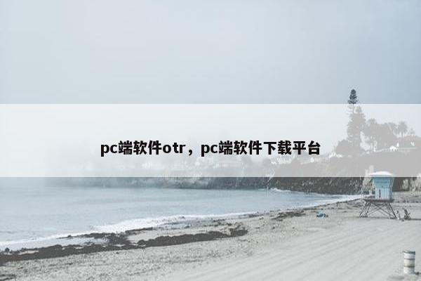 pc端软件otr，pc端软件下载平台