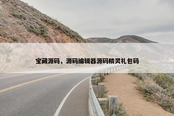 宝藏源码，源码编辑器源码精灵礼包码