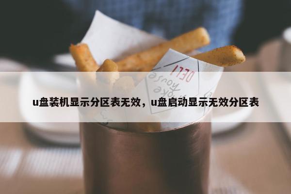 u盘装机显示分区表无效，u盘启动显示无效分区表