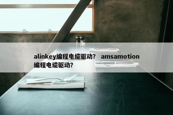alinkey编程电缆驱动？ amsamotion编程电缆驱动？