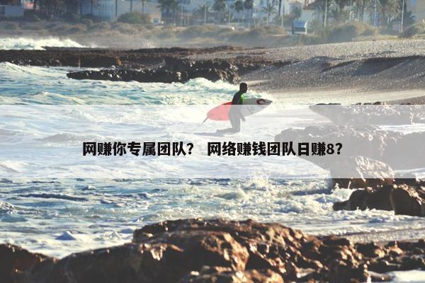 网赚你专属团队？ 网络赚钱团队日赚8？